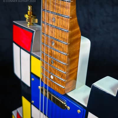 Custom Mondrian Tele by Conner Guitart image 16
