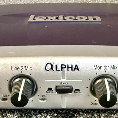 Lexicon Alpha V USB Powered Audio Interface - Pre Owned *Untested* image 8