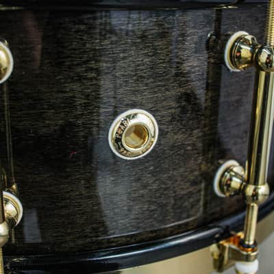 Pearl 5.5" x 14" 50th Anniversary Solid Maple 24K Gold Plated Snare Drum image 9