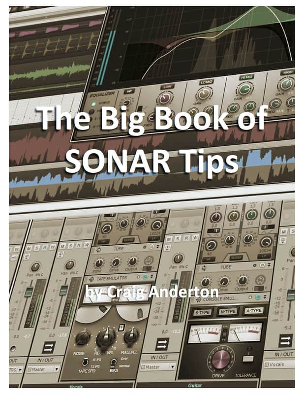 eBook: The Big Book of SONAR Tips by Craig Anderton image 1
