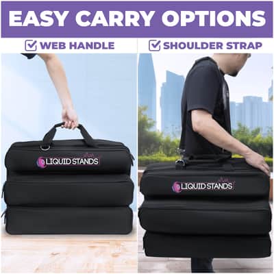 Liquid Stands Carry Bags for LS items (Mostly Stands) Portable & Large Protective Storage - Piano Stand Case image 4