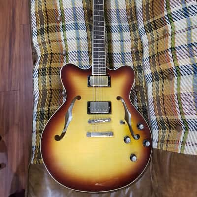 2008 Hofner Verythin Standard-CT Semi-Hollow Body Electric Guitar image 1