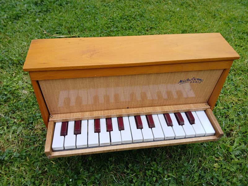 Immagine chromatic toy piano 25 keys Michelsonne Paris - sound family : celesta mustel musical saw martenot Wurlitzer ... - 1