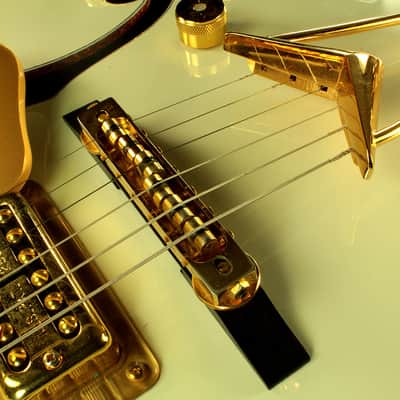 Vintage 1990's Gretsch Original roller bridge for Nashville, White Falcon, Country Club image 15