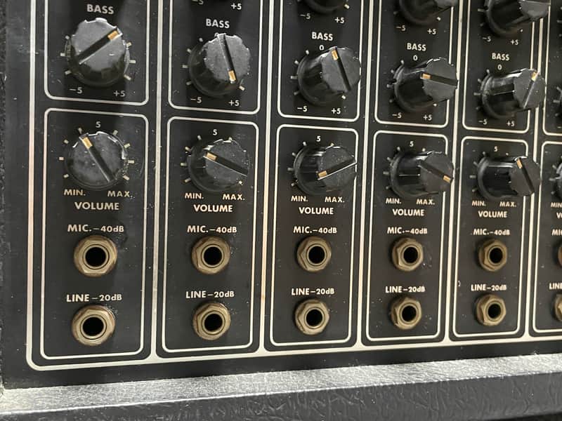 Evans MA-610E Vintage Powered Mixer Analog Delay/Spring reverb