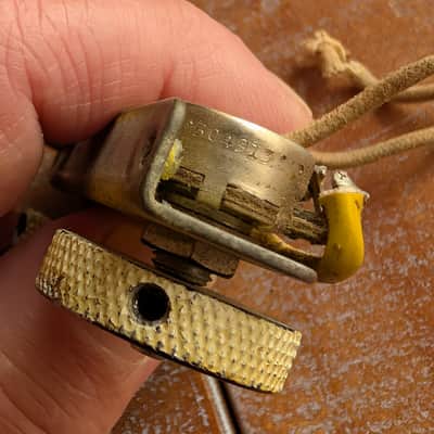 Fender Jazzmaster Roller Control Assembly Pre CBS Original 1959 Wired Tested image 2