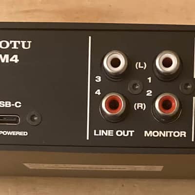 MOTU M4 USB-C Audio Interface 2019 - Present - Black image 3
