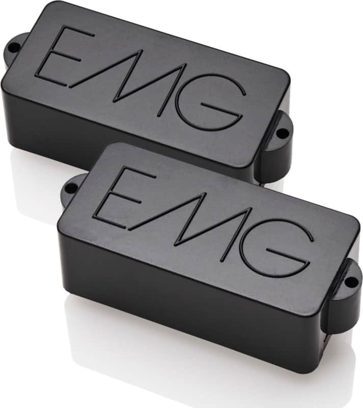 EMG Lee Sklar Signature 4-String Active P-Bass Pickup Set, Black image 1
