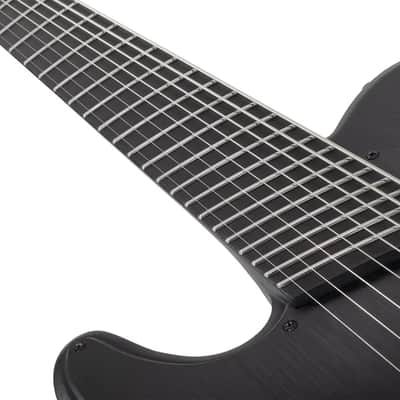 Schecter PT-8 MS Black Ops LH Satin Black Open Pore image 10