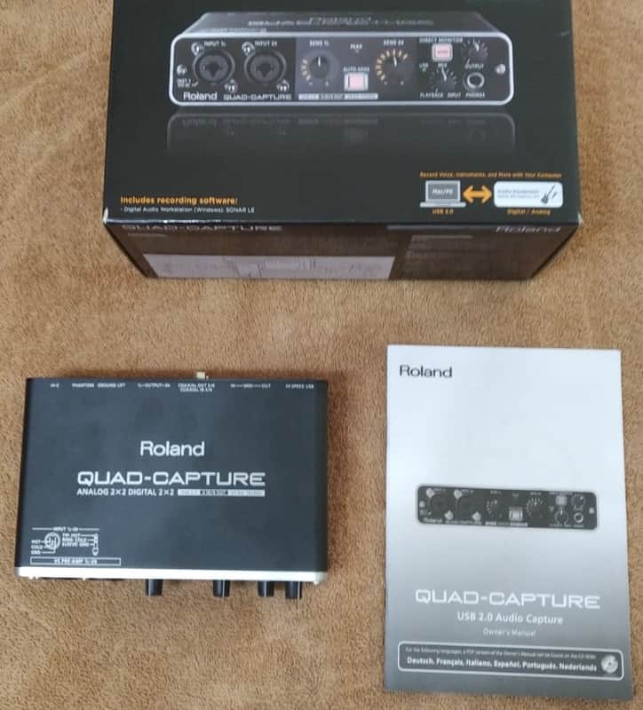 Roland UA-55 Quad-Capture USB 2.0 Audio Interface | Reverb