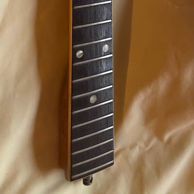 Vintage  Teisco HEIT Deluxe Solid Body Neck 1960's - Natural and Red image 1