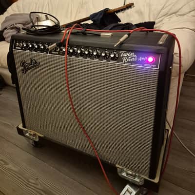 Fender '65 Twin Reverb Reissue 85-Watt 2x12" Guitar Combo 1991 - Present - Black image 1