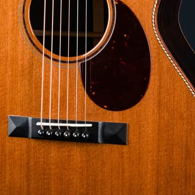Santa Cruz H13 Custom African Blackwood and Fort Ross Chapel Redwood with Snakewood Inlays NEW image 6