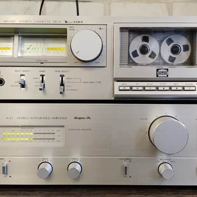 JVC A-X1 Integrated Amplifier, JVC KD-A33 Stereo Cassette Deck image 1