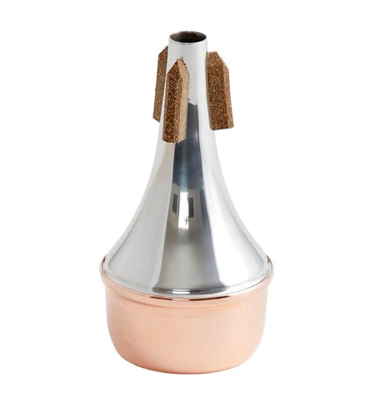 Trumcor Piccolo Trumpet Straight Mute with Copper Bottom image 1
