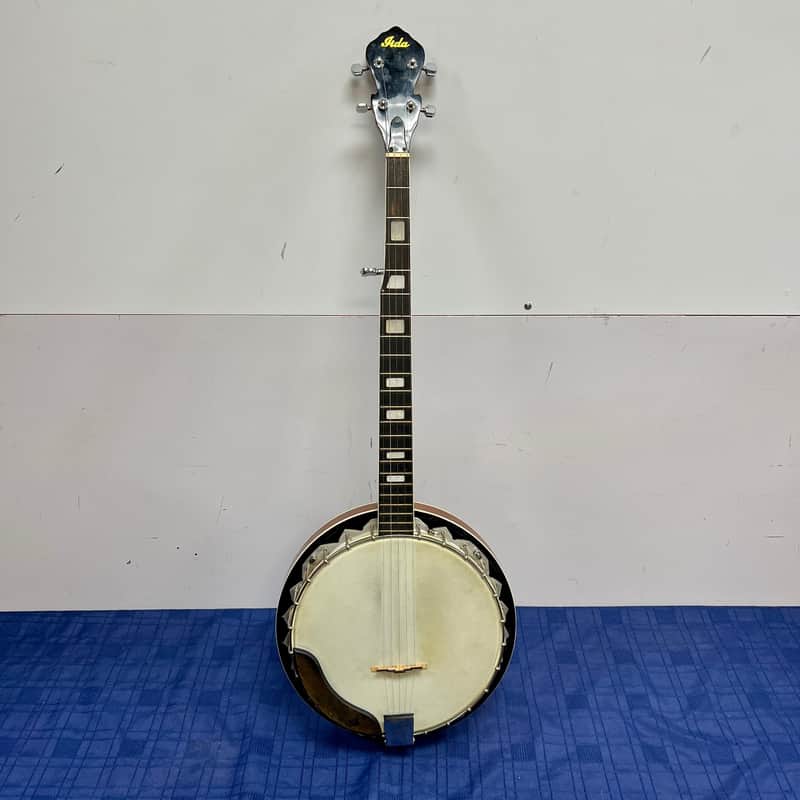 Vintage Iida 5-String Banjo with Resonator Made in Japan image 1