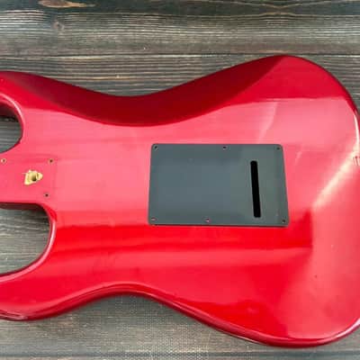 80s FERNANDES FST-65 Stratocaster Type Alder Body Candy Apple Red Made in Japan image 13