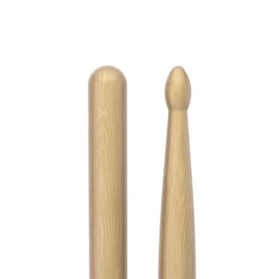 Pair of Promark Forward 5A Hickory Wood Tip Drumsticks - TX5AW (Drum Sticks) image 5