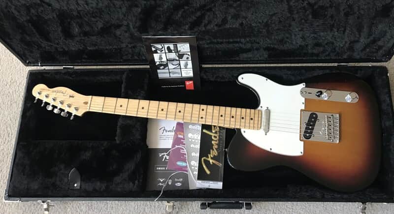 Collector Grade 2009 Fender American Standard Telecaster With Maple Fretboard 3-Color Sunburst image 1