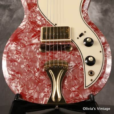 Supro Belmont  1959 Maroon Pearloid image 6