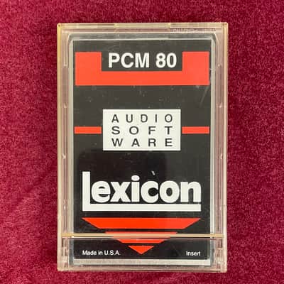 Lexicon PCM 80 David Rosenthal Music FX Algorithm Card image 3