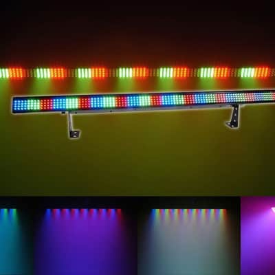 Odyssey CTBC2060 DJ Table +Scrim Werks SWF4846B Façade +Extra Panel +LED Lights image 2