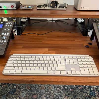 Wavebone Headquarter Studio Workstation Desk and Keyboard Tray 2026 - Walnut image 9