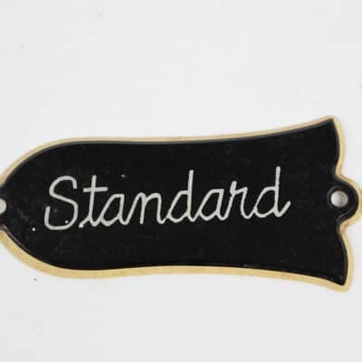 1974 Vintage 1970s Gibson Les Paul Standard Guitar Truss Rod Cover Left-Handed image 1