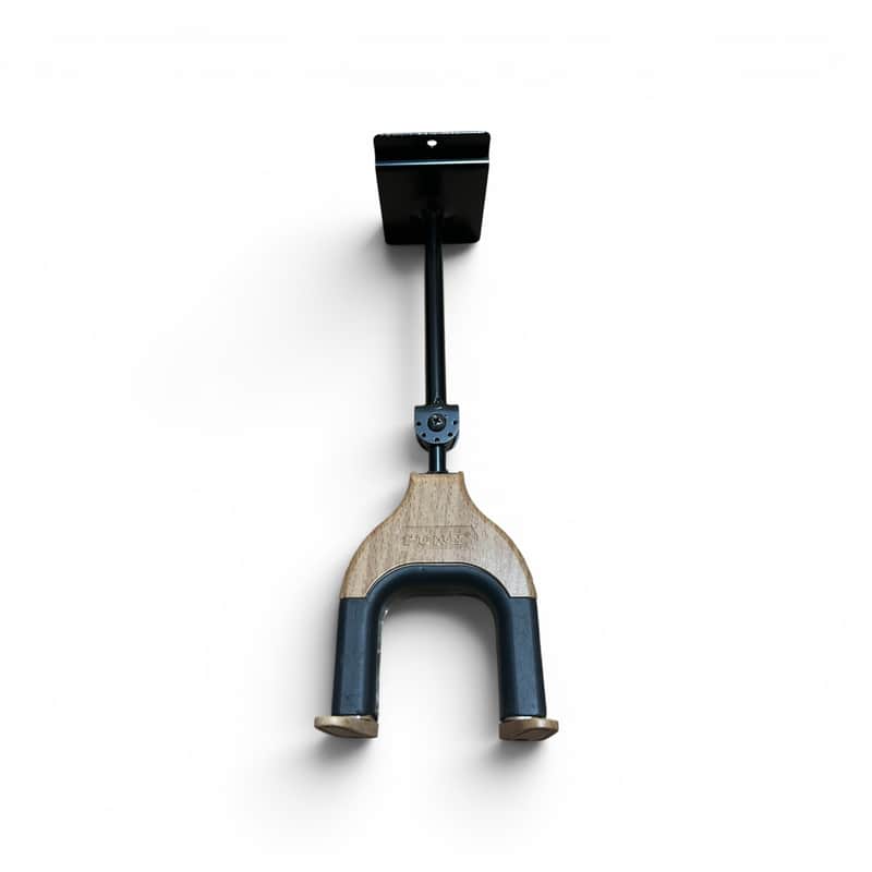 New Auto Lock Guitar Hanger Slant Wall Hook Hanger image 1