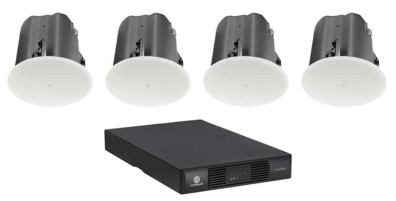 (4) JBL Control 418C/T 8" Commercial 70v Ceiling Speakers+Crown Amp 4 Restaurant image 1