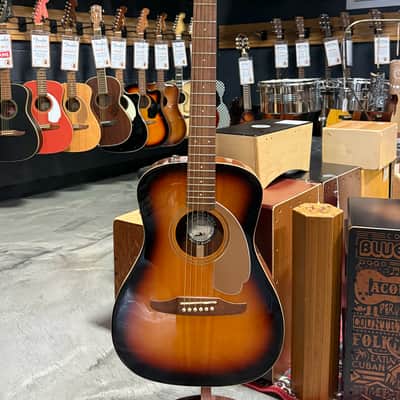 Fender Electric-acoustic guitar "Malibu Player", Sunburst - Open Box image 1