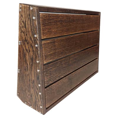 9U / 104hp Eurorack case EVA • Dark oak • Rails + M3 nuts • Unpowered image 9