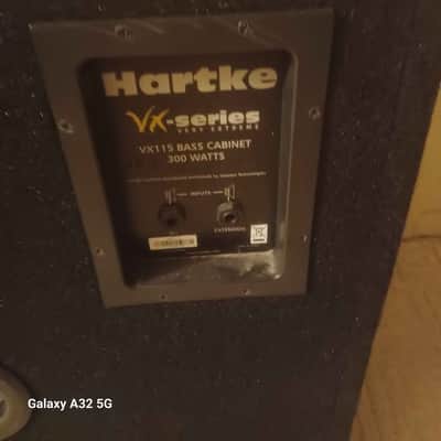 Hartke VX115 300-Watt 1x15" Bass Speaker Cabinet 2010s Black image 7