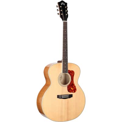 Guild F-250E Deluxe Jumbo Acoustic-Electric Guitar, Blonde image 6