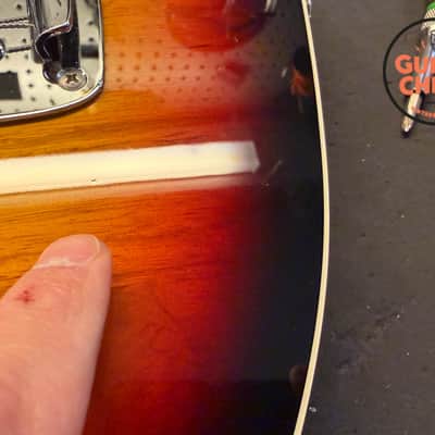 2012 Fender MIJ Japan FSR Jaguar JG/HO Thinline Double Bound 3TSB 1 of 250 image 12