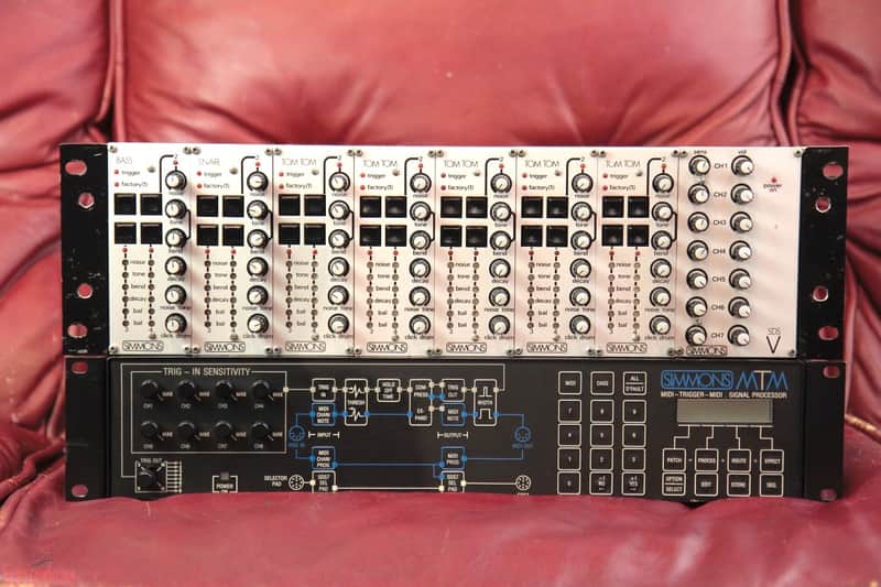 Simmons SDS5/SDSV Modular Drum Synthesizer + MYM + PAD image 1