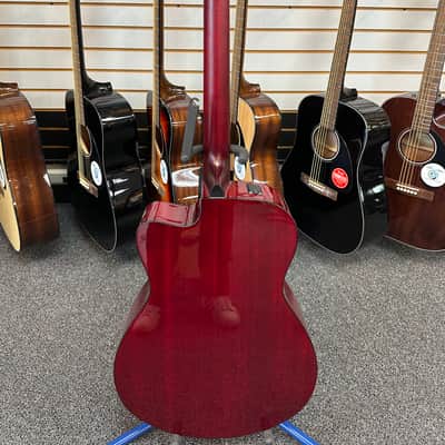 Yamaha FSX800C Acoustic-Electric Guitar - Ruby Red image 4