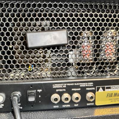 FJA Modded Peavey 5150 "Script Logo" 2-Channel 120-Watt Guitar Amp Head 1993 - 2004 - Black image 4