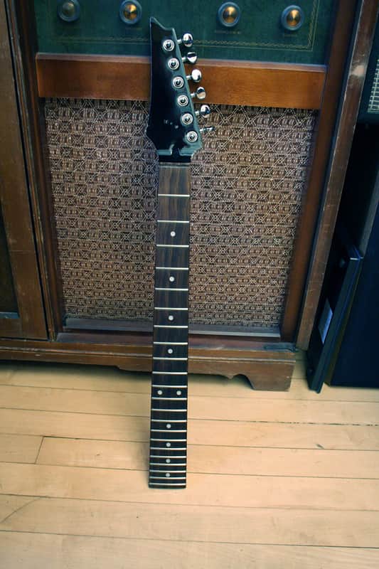 Ibanez Reverse Headstock (or Lefty) Neck 2000s - Black image 1