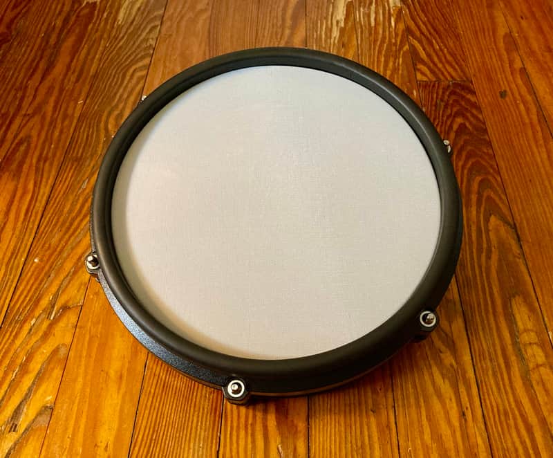 Alesis 10" Mesh Snare Drum Pad (Used) White/Red Dual Zone Nitro Max Pad