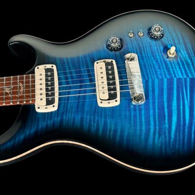 2023 Paul Reed Smith PRS Paul's Guitar Flame Top with Brushstroke Inlays ~ Blue Burst image 2