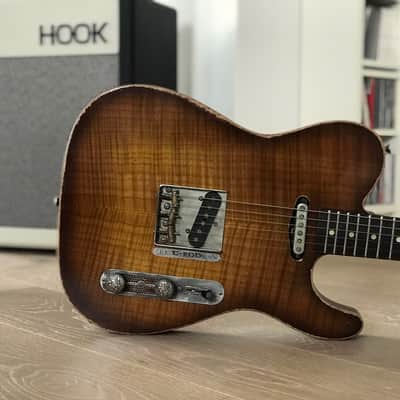Scala Guitars (Leo Scala) T-Rod 5A Flamed Maple Top  Sound Vented Top, Arcane Pickups! Boutique Custom Shop image 16