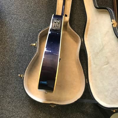 Alvarez artist 5081N acoustic electric guitar hand made in Korea 2001 in excellent condition with original alvarez branded hard case Included image 8