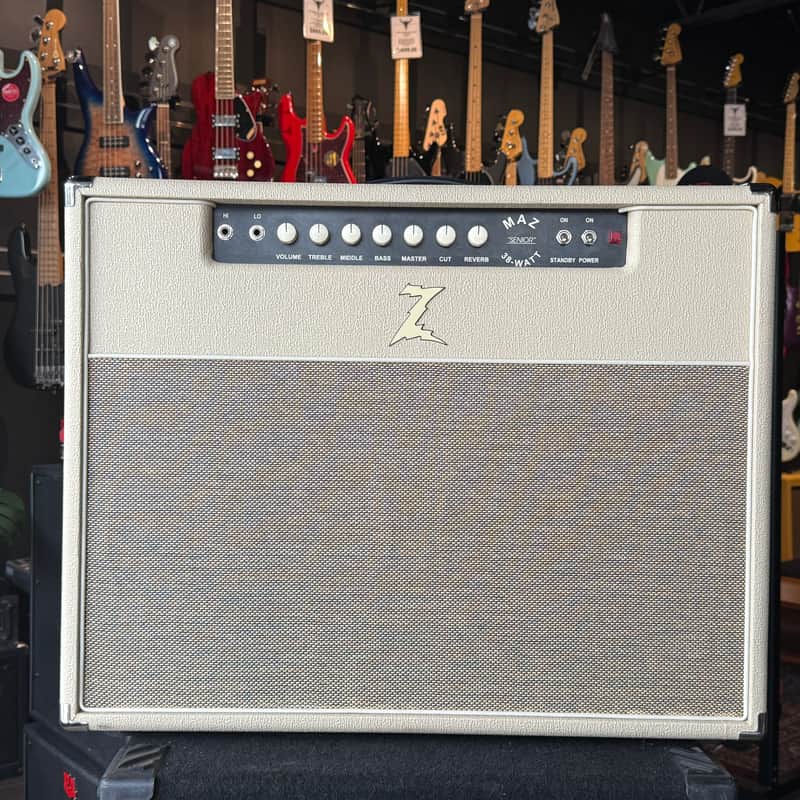 Dr. Z MAZ SENIOR 38-Watt 2x12 Combo Amplifier, Cream image 1