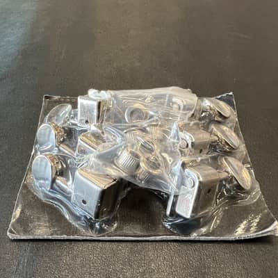 unbranded Vintage Style 6- inline guitar tuning machines nickel  sealed #3 image 2