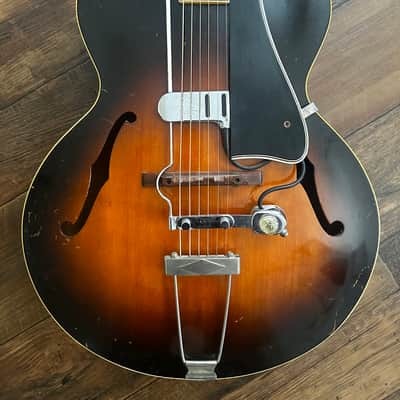 Gibson L50 Archtop Acoustic Guitar 1955 W/ DeArmond Pickup - Sunburst image 5