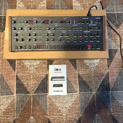 Dave Smith Instruments OB-6 Desktop 6-Voice Polyphonic Synthesizer 2017 - Present - Black image 1