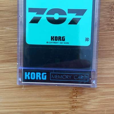 Korg PSC-01  707  ROM Memory Card made for the Korg 707 synthesizer Synth