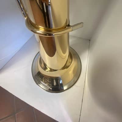 New Alexander model 155 F Tuba in Gold Brass, 5 valves,Lacquered, Nickel-Silver Garland;with Care Kit image 11