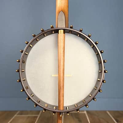 Ode Fretless Walnut Magician Nylon 5-String Openback Banjo 12" image 4